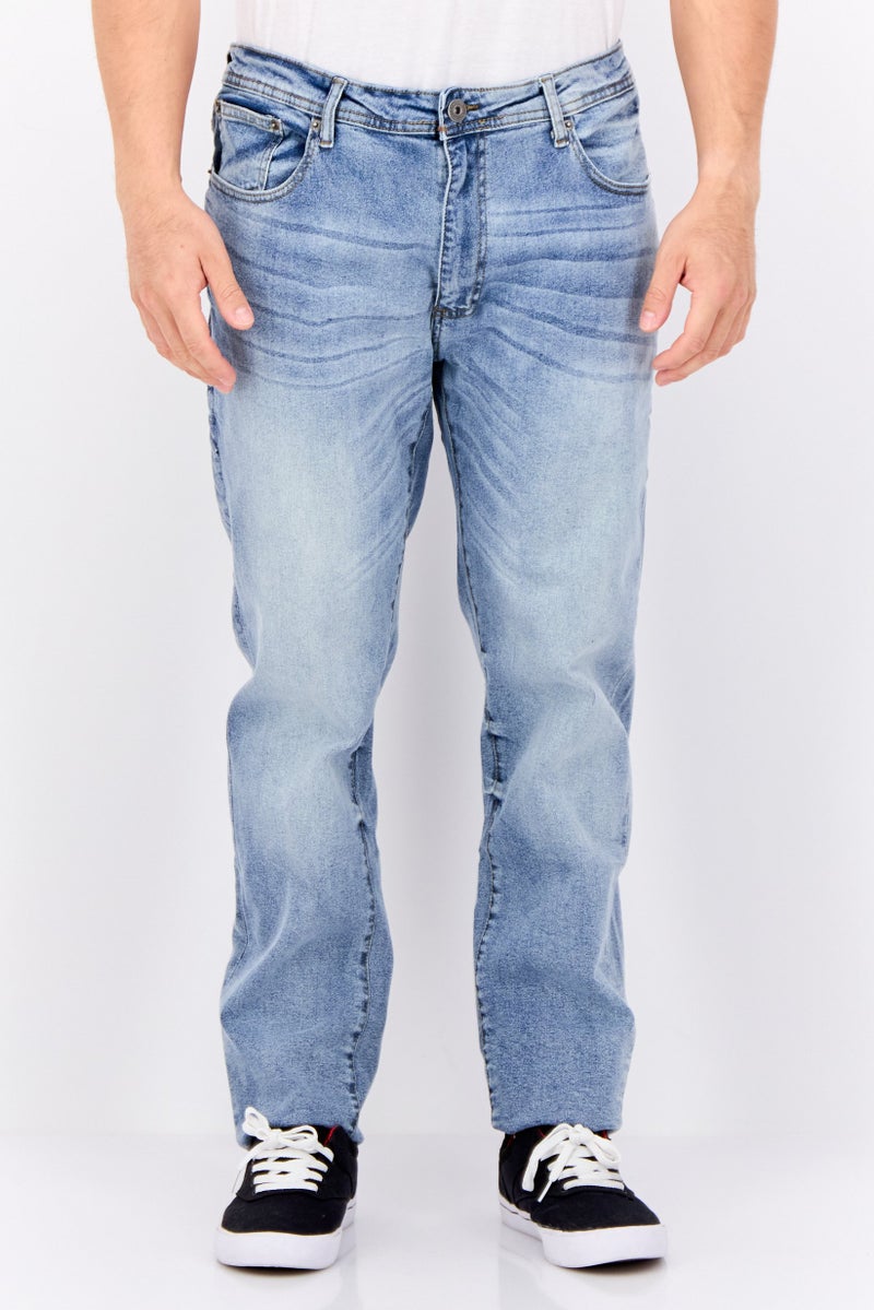 Company Eighty One جينز دنيم ضيق للرجال، قابل للتمدد، لون كحلي - Image 1