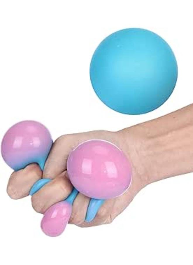 Generic CJZZ Stress Ball Toys Color Changing for Adults and Kids, Stress Balls Fidget Toys , Anti Stress Sensory Ball Toys, Relieve Stress Sensory Squishy Balls,Anti Anxiety Stretchy Toys (Blue) 