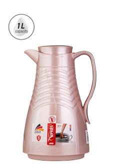 Valk Vacuum Flask With Double Wall Glass 1.0 Liter Wide Mouth With Anti-Leakage Made in Germany  - Image 1