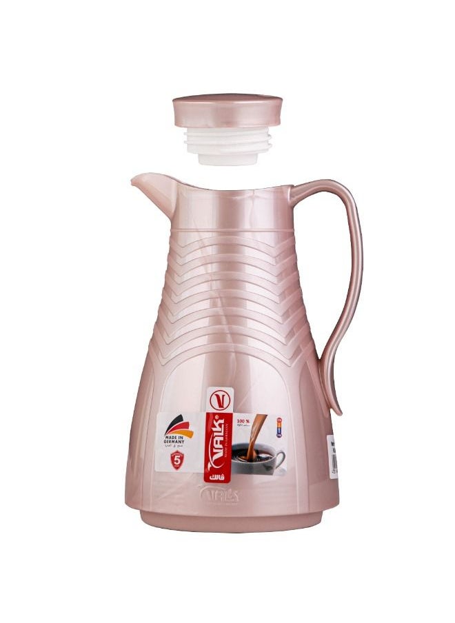 Valk - Vacuum Flask With Double Wall Glass 1.0 Liter Wide Mouth With Anti-Leakage Made in Germany - Image 1