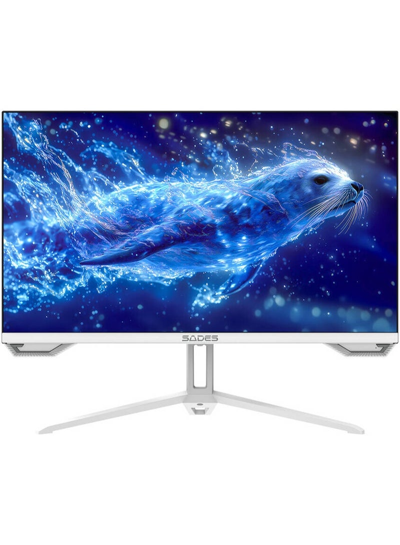 ساديس شاشة ألعاب سادس SL-Sealion-27 PLUS بحجم 27 بوصة FHD بتردد 180 هرتز IPS - أبيض - Image 1