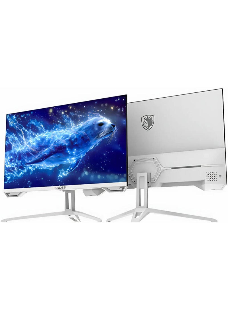 ساديس شاشة ألعاب سادس SL-Sealion-27 PLUS بحجم 27 بوصة FHD بتردد 180 هرتز IPS - أبيض - Image 3