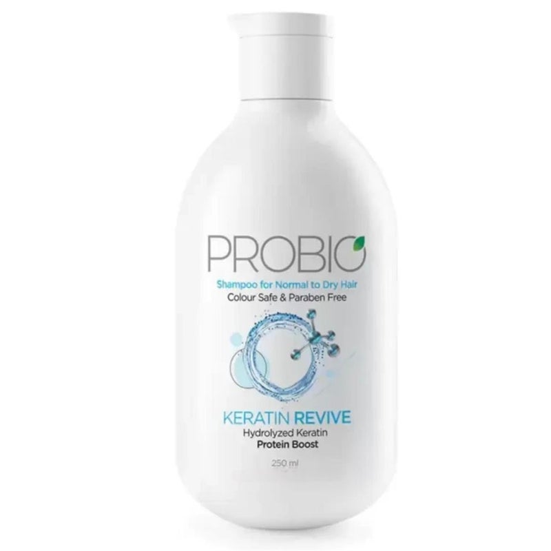 Generic GodRej Probio Keratin Revive Shampoo 250ml For Dry and Damaged Hair Hydrolyzed Keratin Color Safe and ParabenFree 