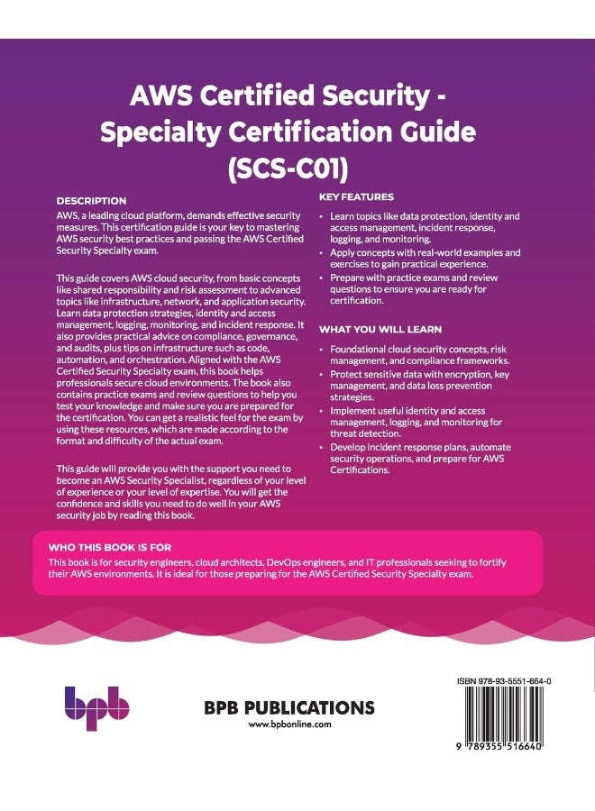 AWS Certified Security - Specialty Certification G: AWS security concepts and best practices - Image 2