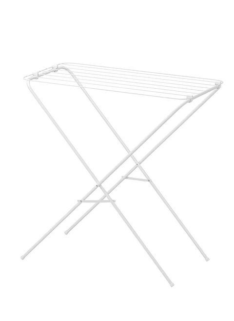 Elegant clothes rack, indoor-outdoor, white