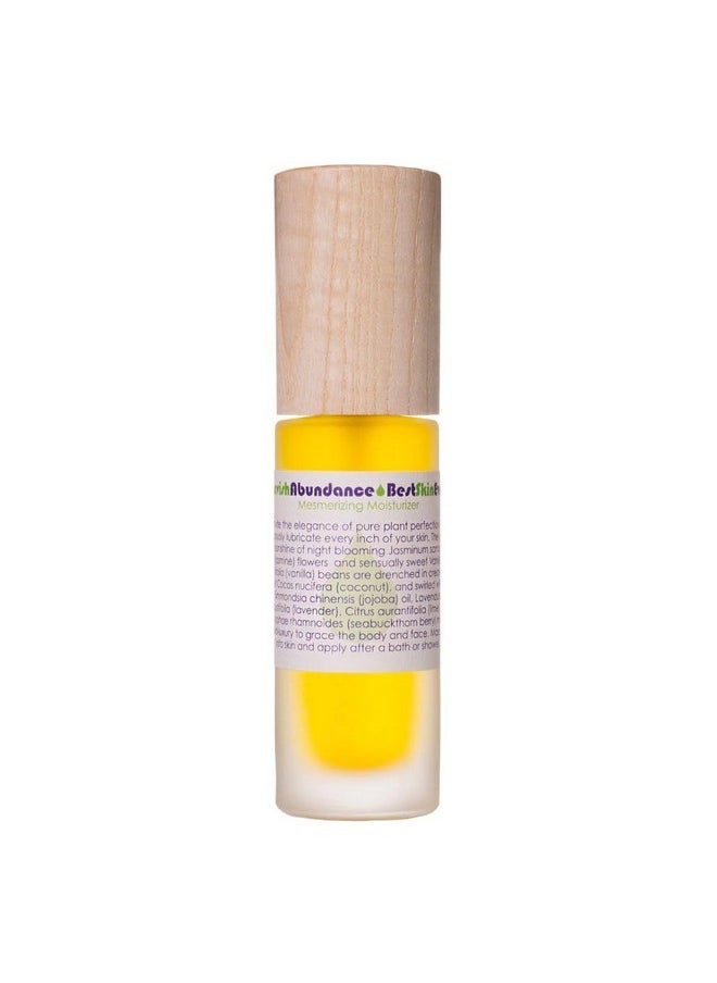 Living Libations Organic Best Skin Ever All In One Facial Cleanser Exfoliator + Moisturizer Natural Wildcrafted Vegan Clean Beauty (Lavish Abundance 1 Fl Oz 30 Ml) 