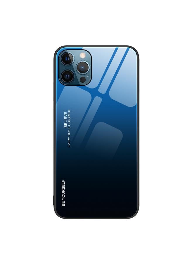 Zaboon Case For iPhone 12 Pro Max Gradient Color Glass Case - Image 1