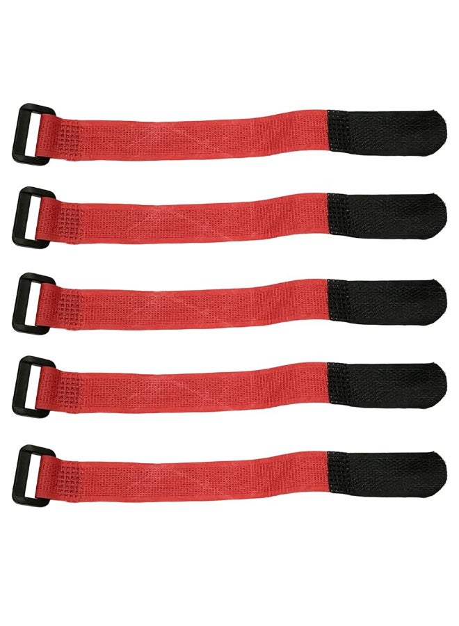 Rubberized Battery Straps Non-Slip 5 Pieces 20mm x 200mm RC Accessories for Securely Holding Battery (5 Pieces) - Image 1
