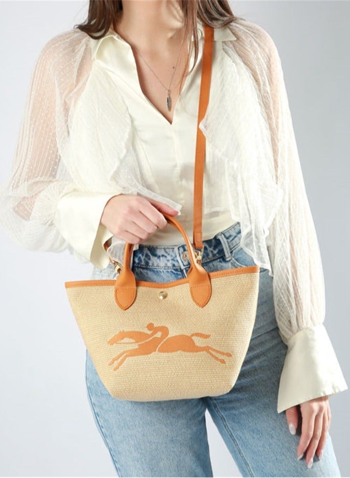Longchamp France Original Le Panier Pliage Women's small tote Bag Yellow - Image 2