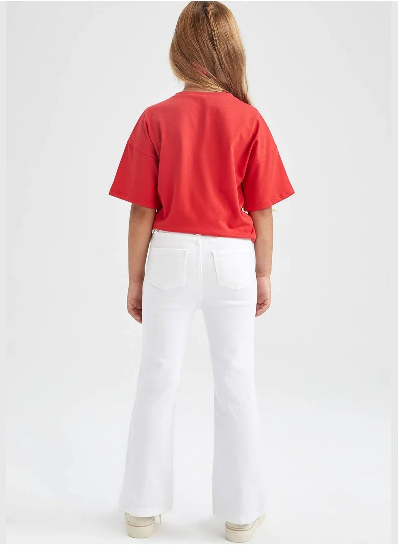 ديفاكتو Bell Bottomed Jean Trousers