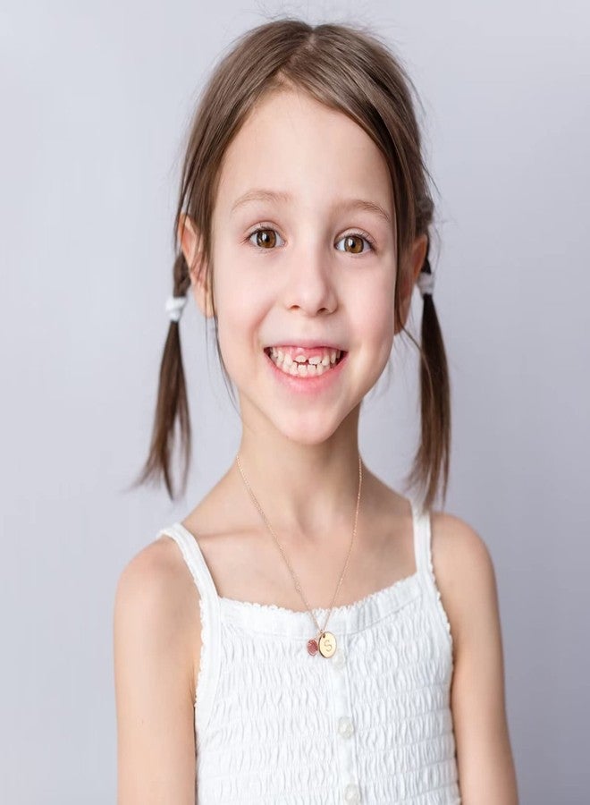 Hidepoo قلادة حجر الميلاد الأولى من هيديبو - هدية شخصية لعيد الأم أو عيد ميلادها أو عيد ميلاد الزوجة أو الأخت أو الجدة أو الأم، مجوهرات حجر الزبرجد لشهر مارس للنساء، قلادات على شكل حرف E - Image 2