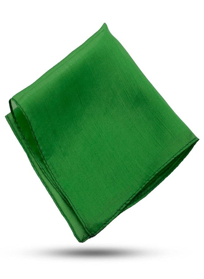 Magic Makers Professional Grade 9 Inch Magician's Silk - Green - Image 1