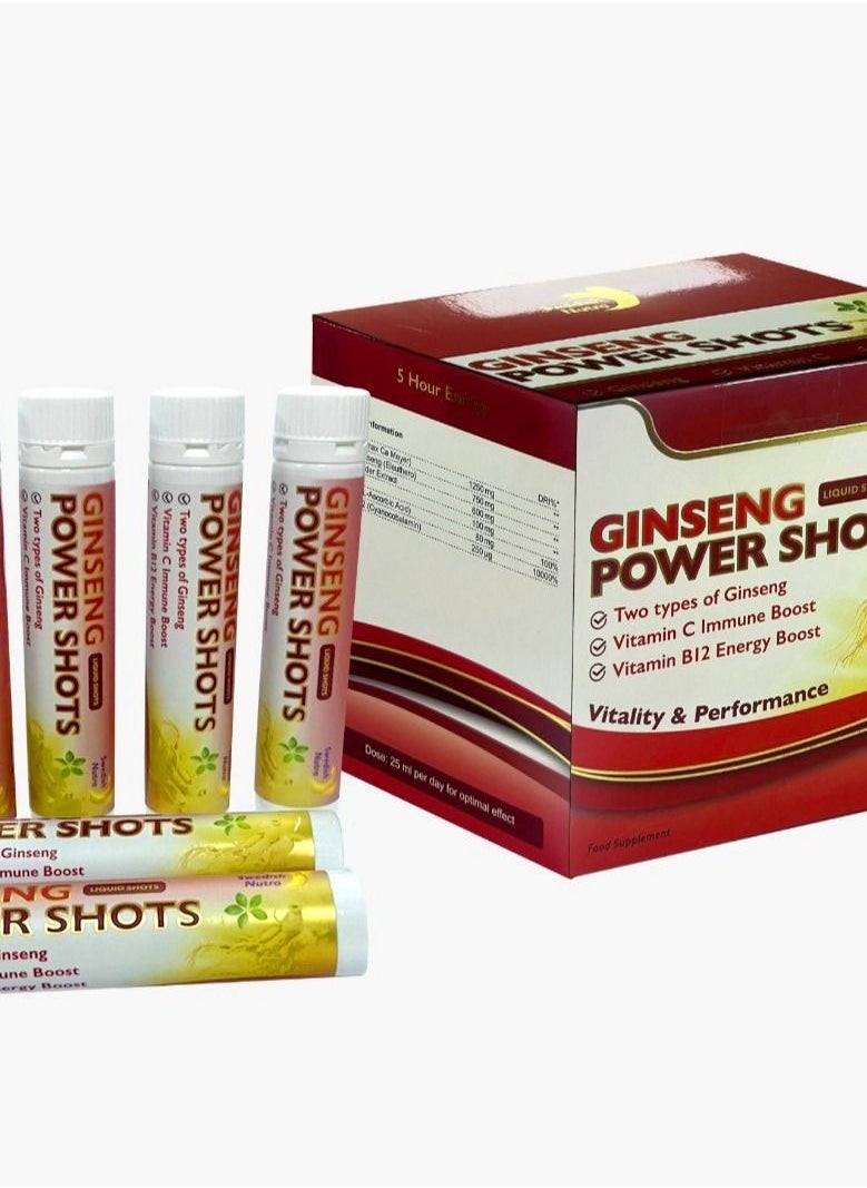 Swedish Nutra - Ginseng Power Shots - Image 1
