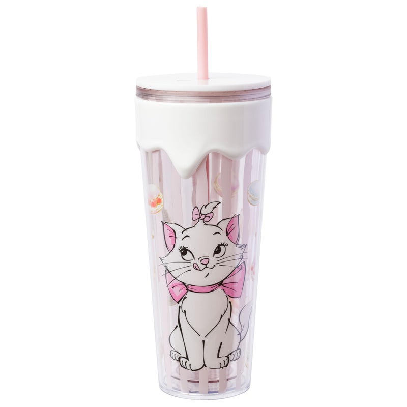 Silver Buffalo Disney Aristocats Featuring Marie Sweet Treats 3D Sculpted Drip Tumbler, 26 Ounces - Image 1