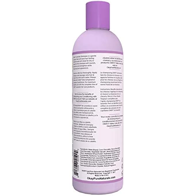OKAY LAVENDER SHAMPOO 12OZ / 355ML - Image 3