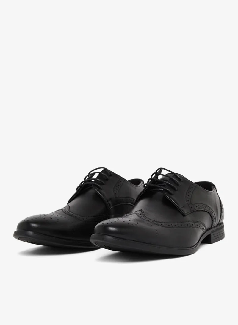 ستايلي حذاء أوكسفورد جلد وينج تيب