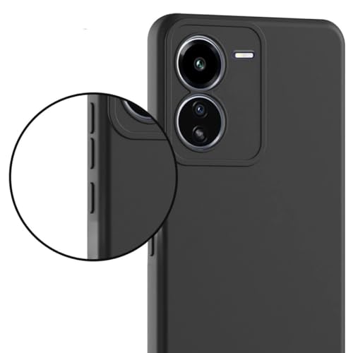 Spazy Case® iQOO Z9 5G Back Cover | Soft Silicone Slim Back Case Cover for iQOO Z9 5G - Black - Image 5
