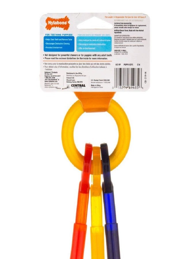 Nylabone Puppy Teething Keys Dog Chew Toy [Set of 2] Size: X-Small - Image 2