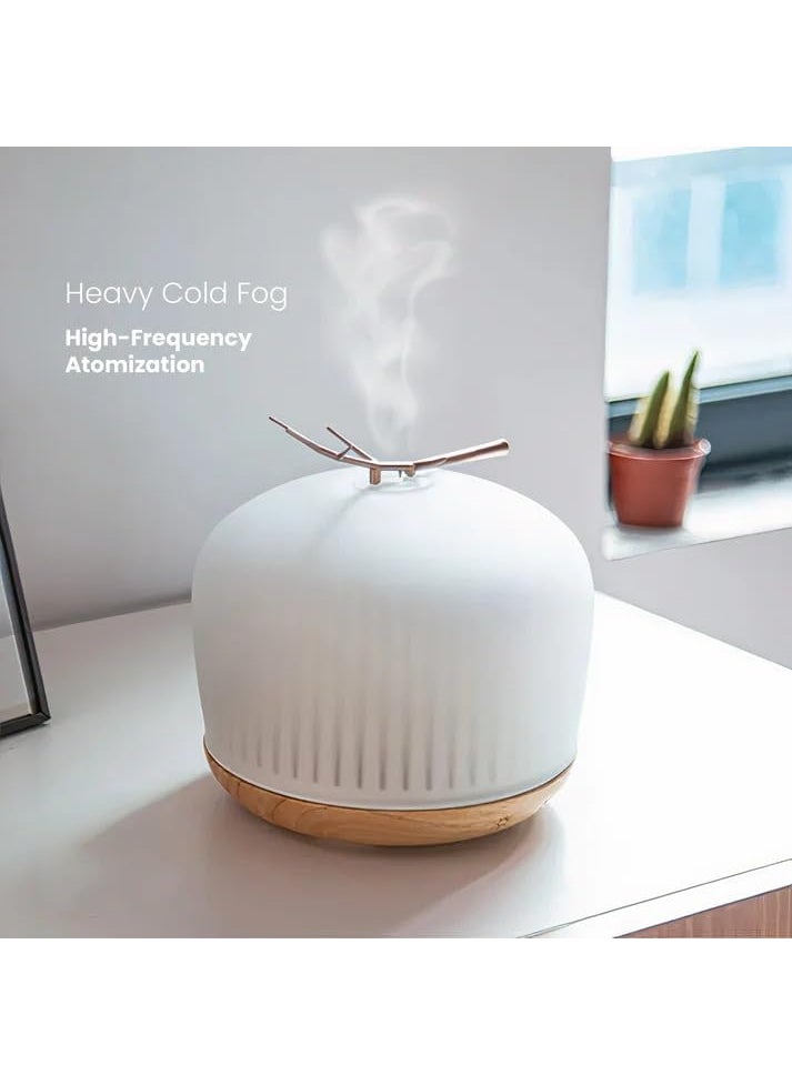 Fruik - Twig Premium Ultrasonic DiffuserEssential Oil Diffuser Solid Wood Base Cool Ultrasonic Mist Diffuser - Image 1