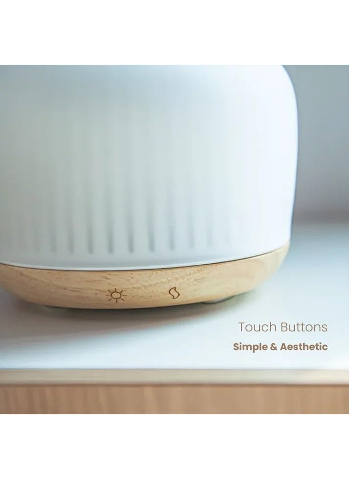 Fruik - Twig Premium Ultrasonic DiffuserEssential Oil Diffuser Solid Wood Base Cool Ultrasonic Mist Diffuser - Image 1