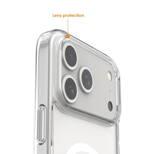 Caisles Ultra-Hybrid Transparent Clear Case– Anti-Yellow, Magnetic Ring, Camera Protection, Shockproof, Slim Fit & Wireless Charging Safe (iPhone 17 PRO MAX) - Image 4