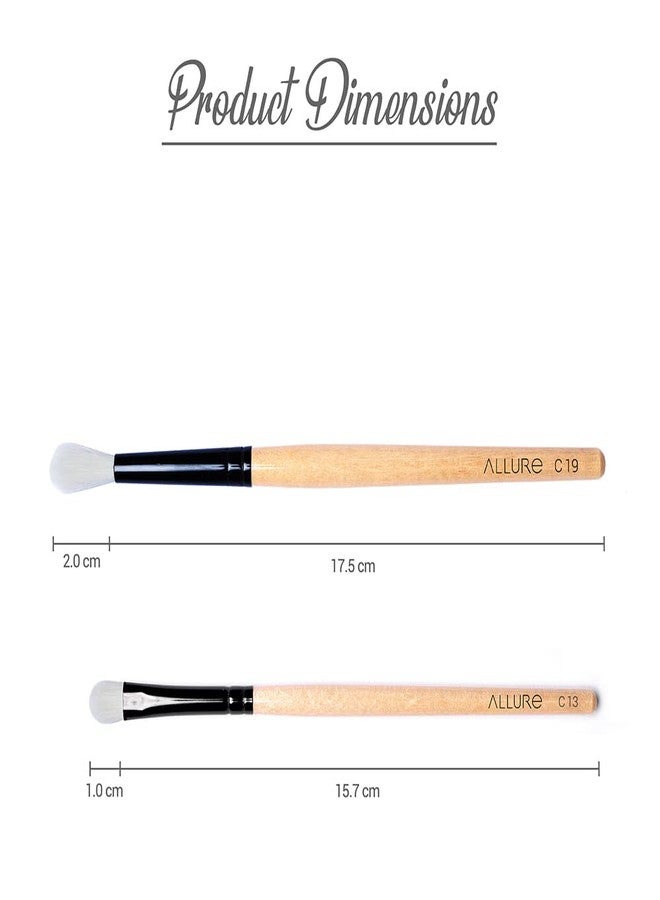 ألور مجموعة فرش مكياج ألور C13+C19 (مجموعة من قطعتين) - Image 4