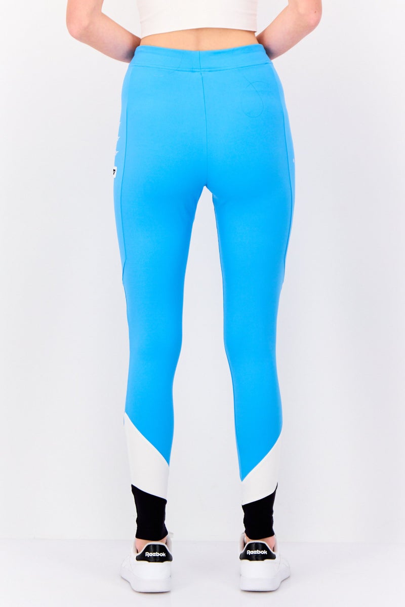 Reebok Women Sportswear Fit Training Leggings, Sky Blue - Image 3