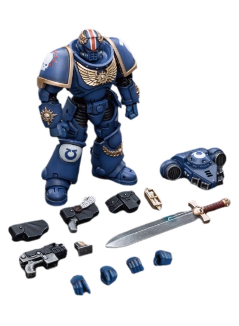 JOYTOY Warhammer 40,000 Action Figure, Primaris Lieutenant Argalanth, 4.7 Inch 1/18 Warhammer 40K Series Model, Unisex, Adult, New Year Festival, Birthday Gift, Suitable for Children 15 Years Old and Above - Image 5