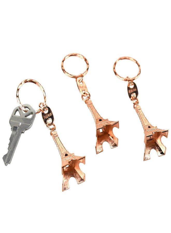 Homeford Paris Eiffel Tower Keychain Party Favors, Rose Gold, 1-7/8-inch, 12-count - Image 5