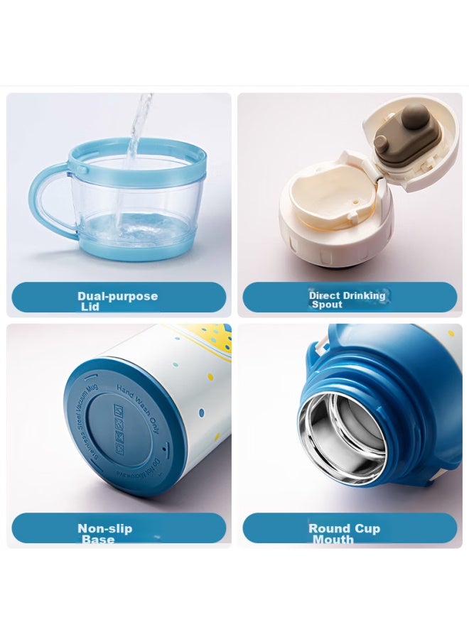 Fga Fuguang Children's Insulated Cup, 316 Stainless Steel, For Boys And Girls, Students, Straw Water Bottle, Infant Large Capacity Thermos - Image 4