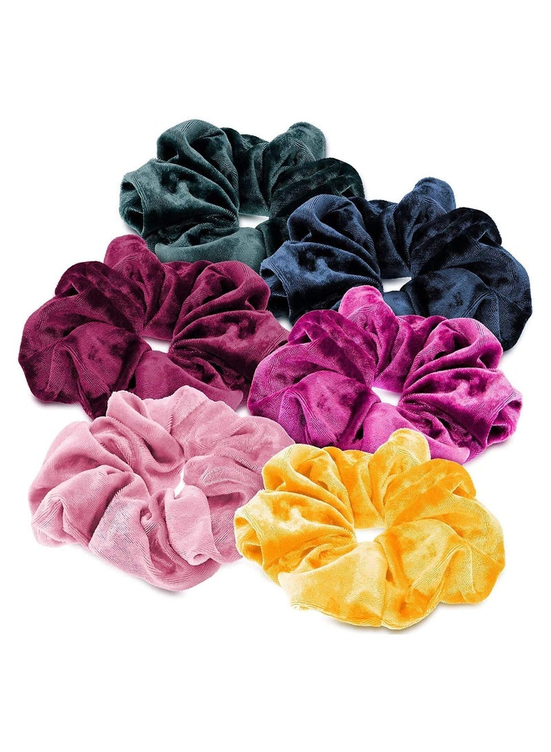 ORiTi Hair Scrunchies Velvet Elastic Hair Bands Scrunchy Hair Ties Ropes 20pc set - Image 3