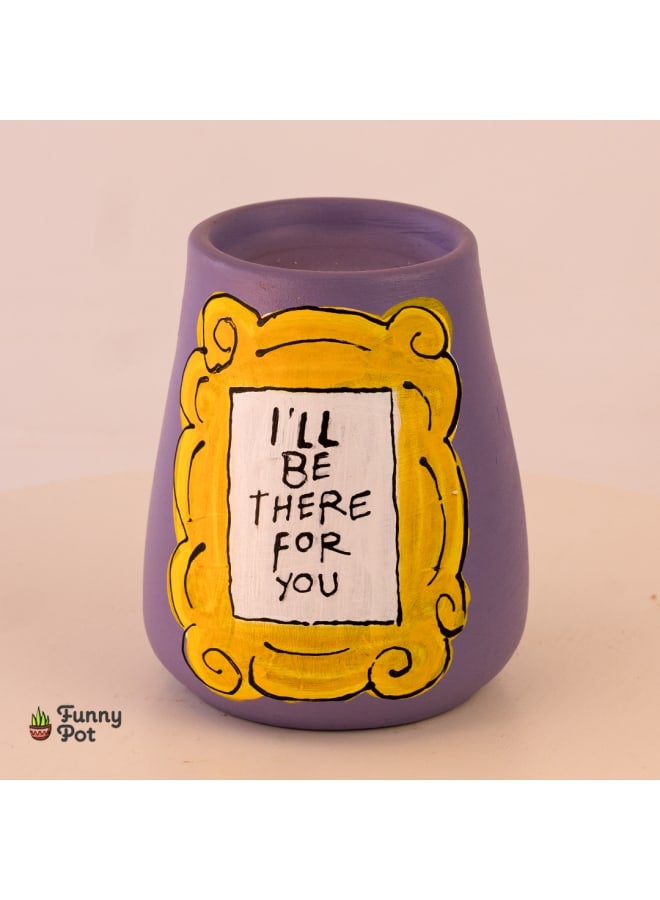 Handmade Pottery Diffuser - purple - 11*10 cm