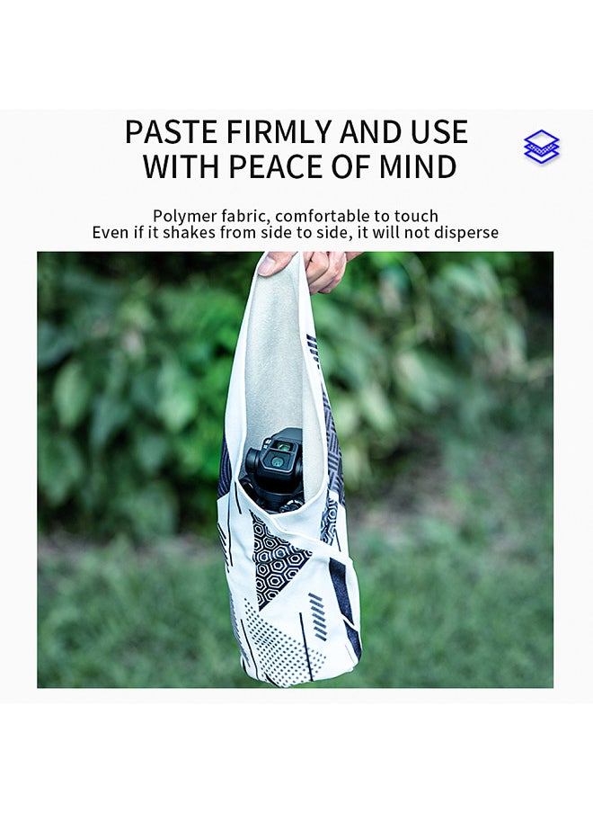 STARTRC 19.6×19.6in Camera Wrap Foldable Lens Pouch Protective Wrap for Camera Lens Self-Adhesive Washable Anti-Scratch Dust-Proof Compatible with DSLR Camera DJI/Sony/Canon/Fuji Camera Lens  - Image 3