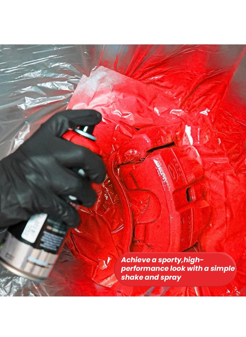 Generic - High-Gloss Red Brake Caliper Paint – Heat-Resistant Spray for Long-Lasting Performance and Style, 400 ml - Image 1