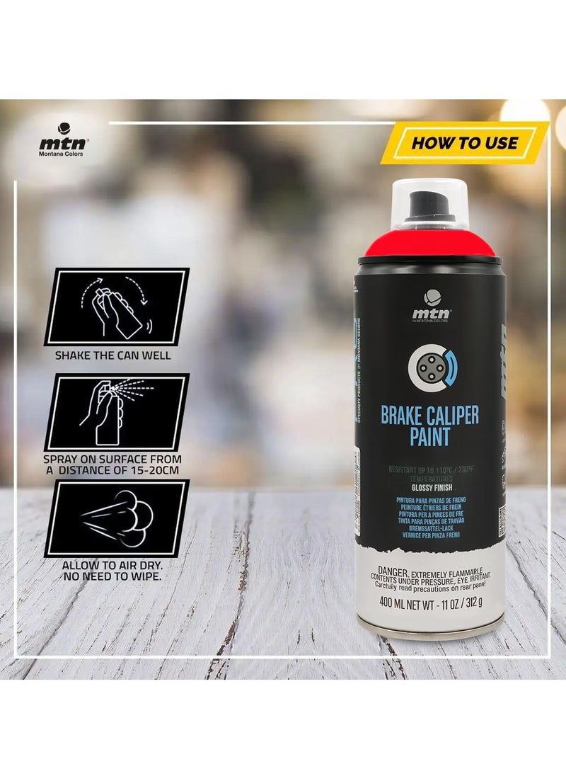 Generic - High-Gloss Red Brake Caliper Paint – Heat-Resistant Spray for Long-Lasting Performance and Style, 400 ml - Image 1