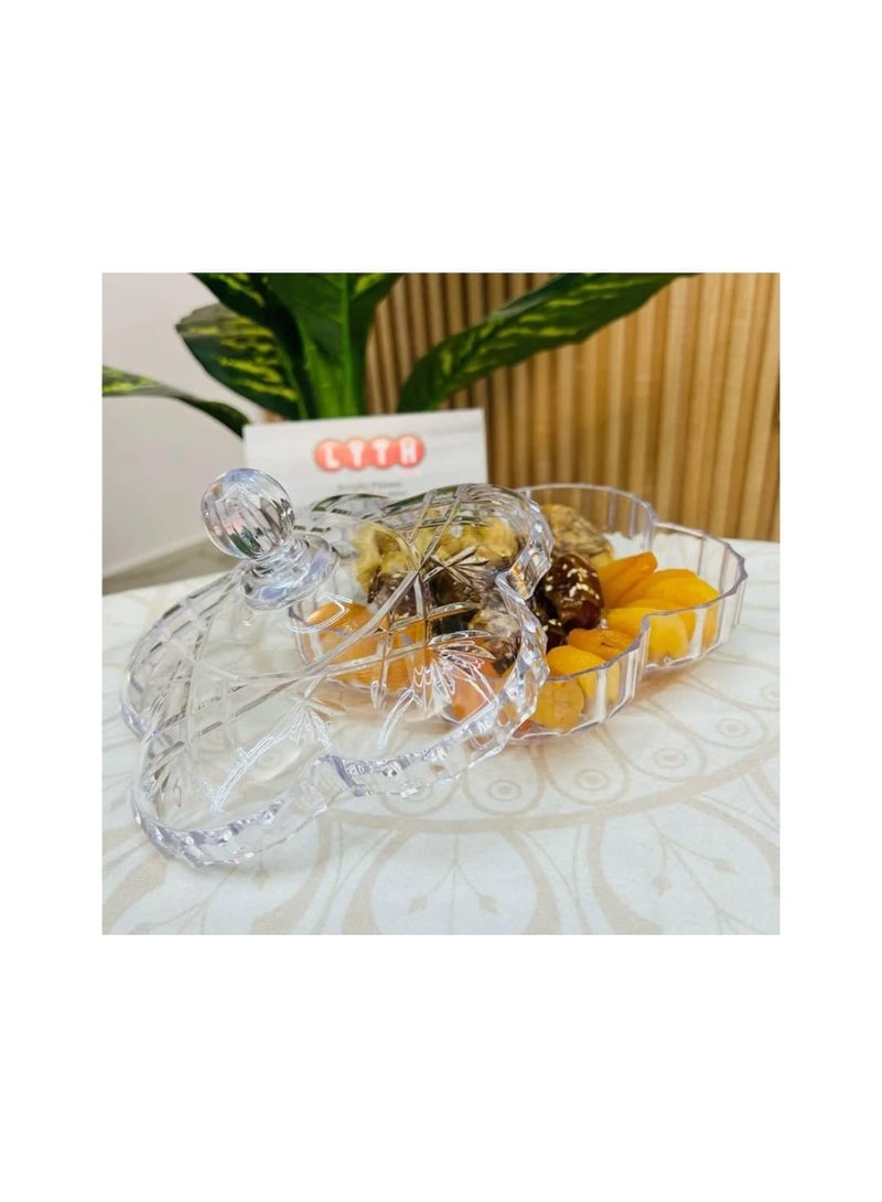 Mini Tamriya Bonbonniere (Acrylic) (16 cm) - Elegant and Practical Design with Handle for Easy Use Made of the Finest Materials and Shatterproof Generic - Image 1