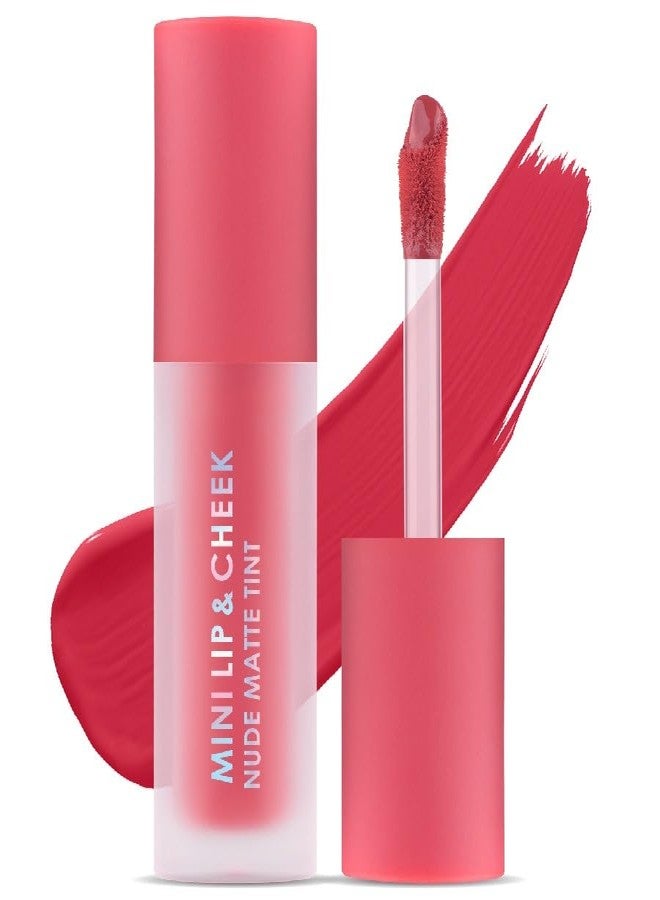 VIRAVIN HOUSEWARE Cathy Doll Mini Lip & Cheek Nude Matte Tint, #01 Winny Pink – Pigment-Rich, Anti-Pollution 2-in-1 Lip and Cheek Stain - Image 2