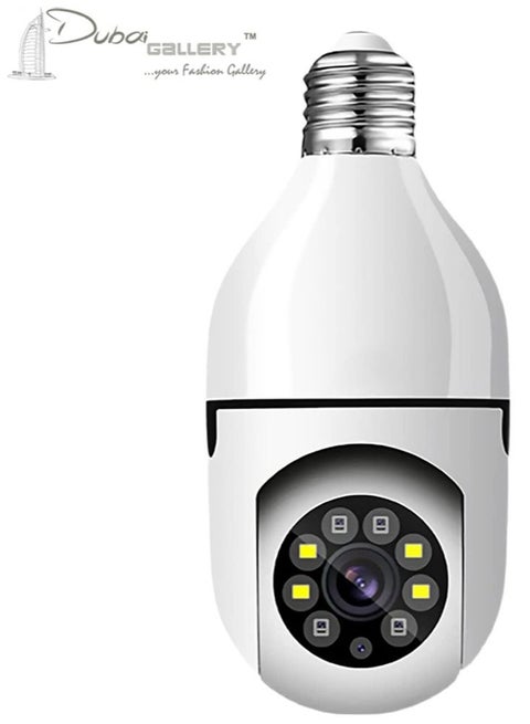 1080P Security Camera System with 2.4GHz WiFi, 360 Degree Wireless Home Surveillance Cameras, Night Vision, Two Way Audio, Smart Motion Detection