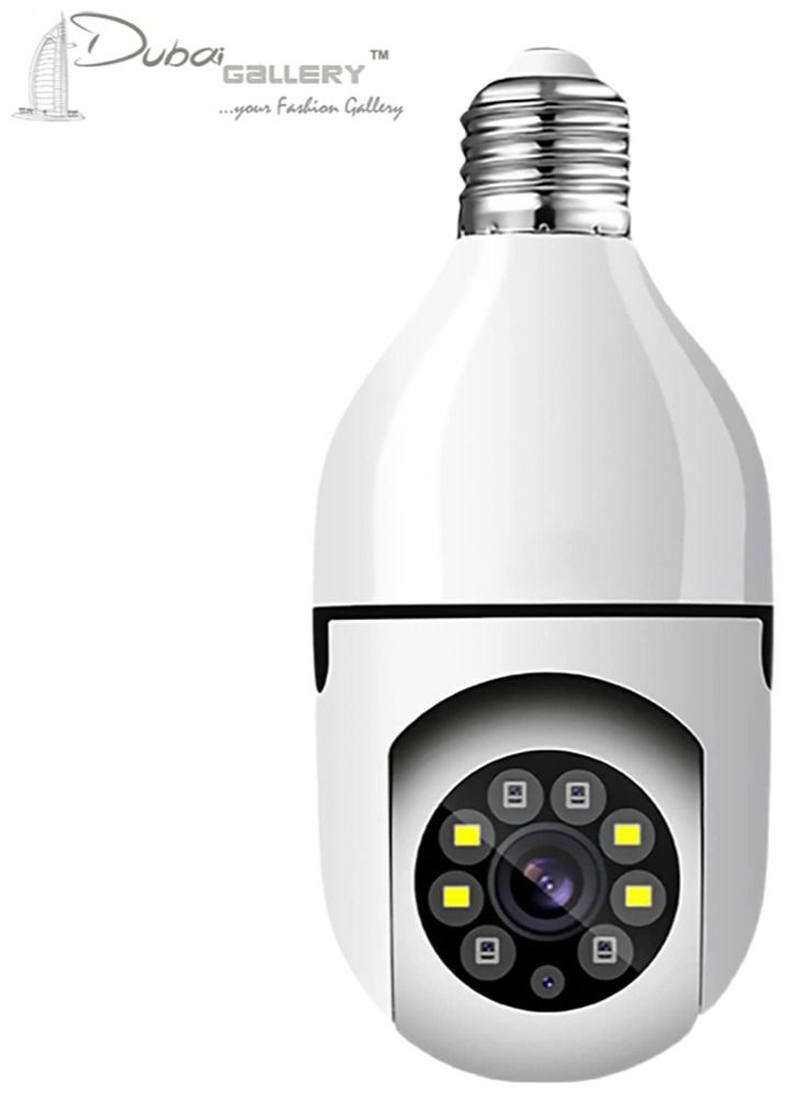 1080P Security Camera System with 2.4GHz WiFi, 360 Degree Wireless Home Surveillance Cameras, Night Vision, Two Way Audio, Smart Motion Detection