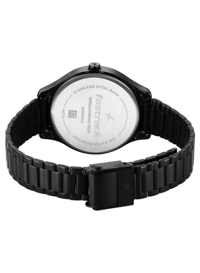 fastrack Stunners 6296NM01 Women’s Watch – Black Dial, Black Metal Strap, Quartz, 3 ATM Water-Resistant, Elegant & Gift-Ready Timepiece - Image 5