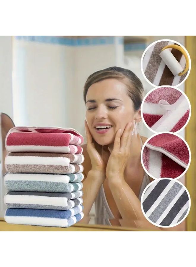 Coral Fleece Face Towel 2pcs Pink 13 78x29 53 Inch Soft Absorbent Quick Drying - Image 1