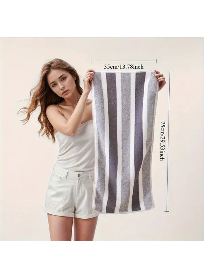 Coral Fleece Face Towel 2pcs Pink 13 78x29 53 Inch Soft Absorbent Quick Drying - Image 3
