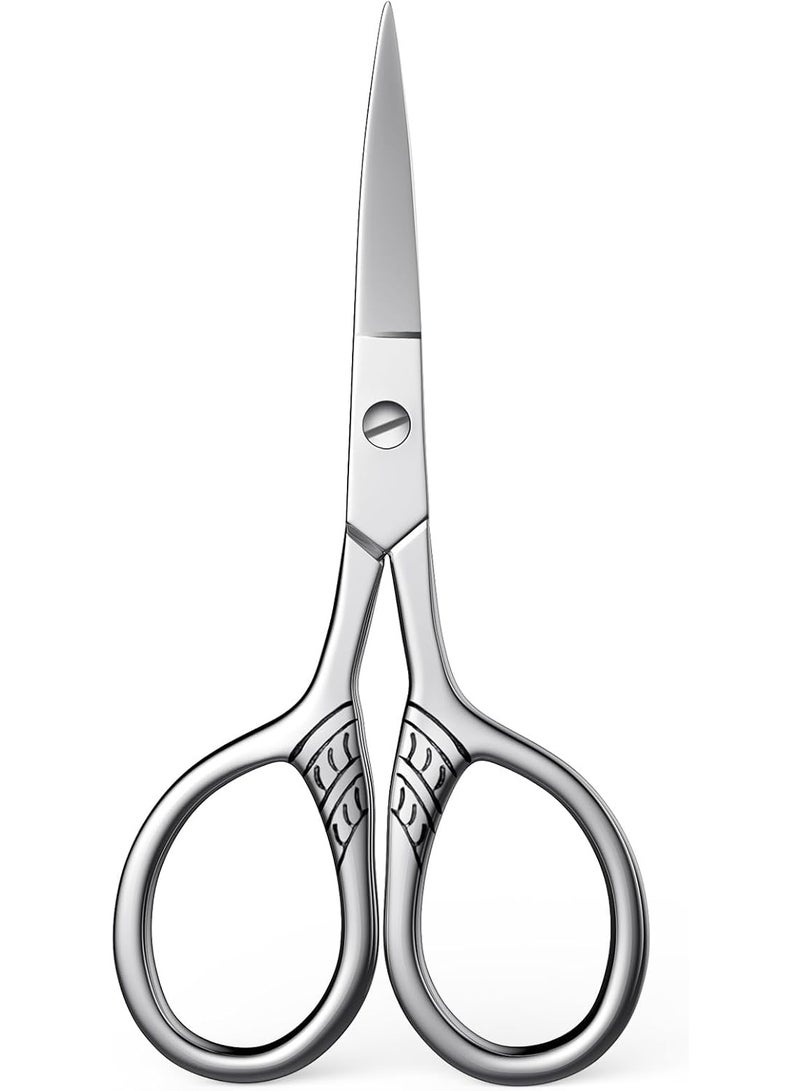 Small Scissors, Eyebrow Scissors, Nose Hair Scissors, Professional Grooming Scissors for Hair, Eyelashes, Nose, Eyebrow Trimming, Mustache. - - Image 1