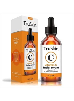 TruSkin Naturals TruSkin Vitamin C Serum for Face – Anti Aging Face Serum with Vitamin C, Hyaluronic Acid, Vitamin E – Brightening Serum for Dark Spots, Even Skin Tone, Eye Area, Fine Lines & Wrinkles, 2 Fl Oz  - Image 2