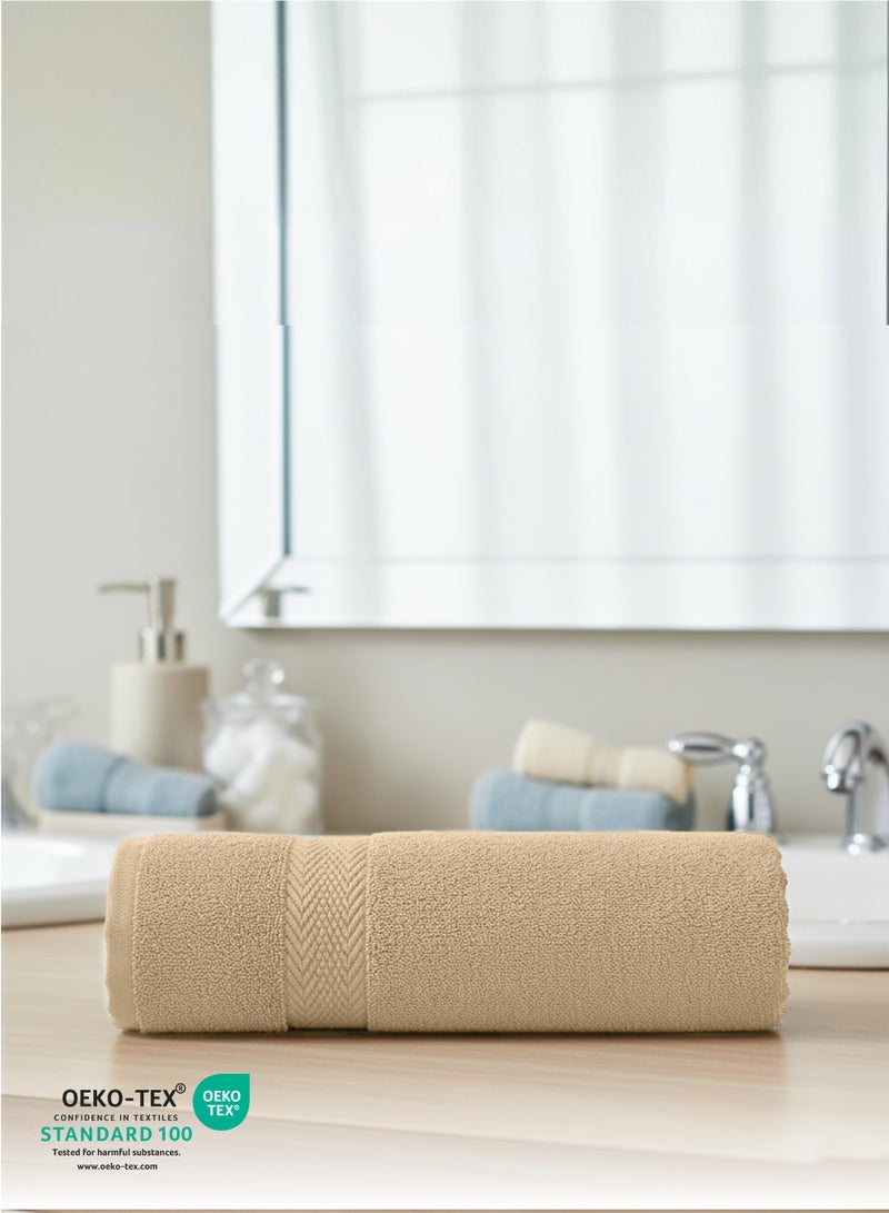 Cotton Home Premium Cotton Towel 40x70cm Hand Towel 600 GSM Quick Dry Highly Absorbent Thick Bathroom SoftTowels for Bath And Spa Lightweight, Quick Dry and Durable Linen - Image 2