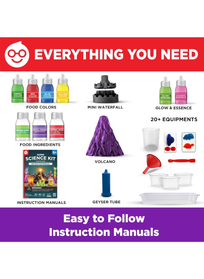 Doctor Jupiter Super Science Kit for Kids Ages 8-12 | Chemistry Set, STEM Toy with 100+ Experiments & Geyser Tube Ideas for Boys & Girls 8+ Years Old | Learning & Educational Projects - Image 5