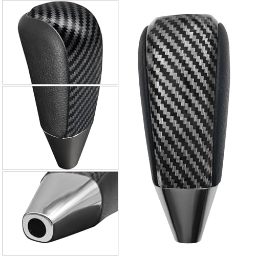 BLAKAYA Compatible with Toyota 4Runner Sequoia Tundra Land Cruiser Lexus ABS Black Carbon Fiber Texture Automatic Gear Shift Knob Lever Replace - Image 3