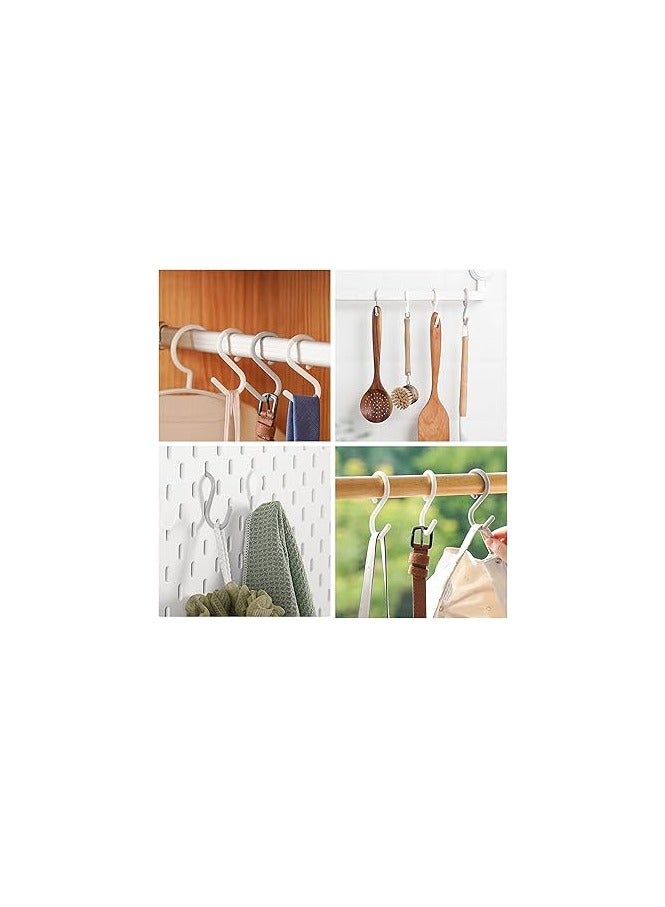 KNP KNP Medium Plastic S-Hook is a versatile and durable hanging solution designed for home, kitchen, office, and outdoor use.  - Image 2