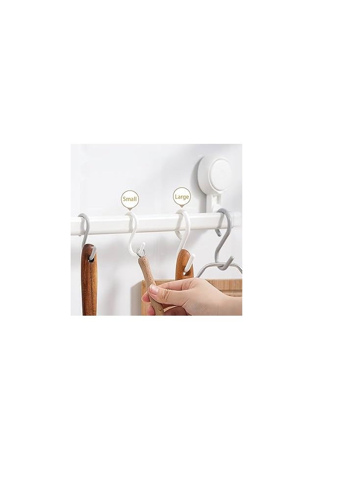 KNP KNP Medium Plastic S-Hook is a versatile and durable hanging solution designed for home, kitchen, office, and outdoor use.  - Image 3
