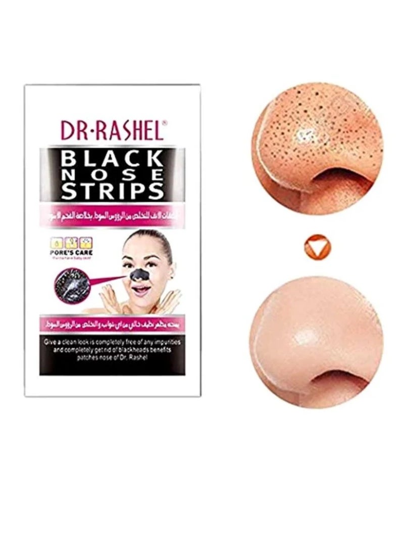 DR.RASHEL BEAUTY ELIXIRS Dr. Rashel Charcoal Nose Strips 6 Pack Black  - Image 2